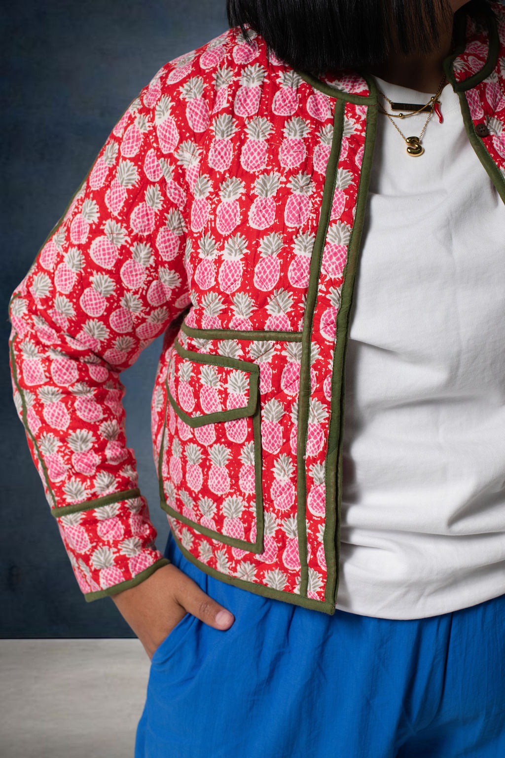 Pineapple Quilted Jacket