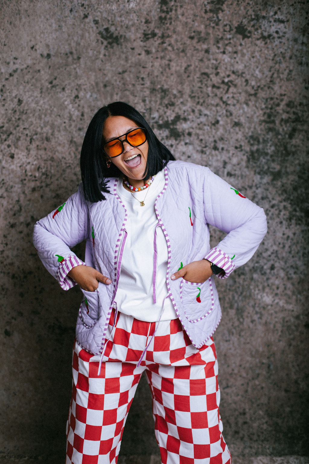 Lilac Chilli Quilted Jacket