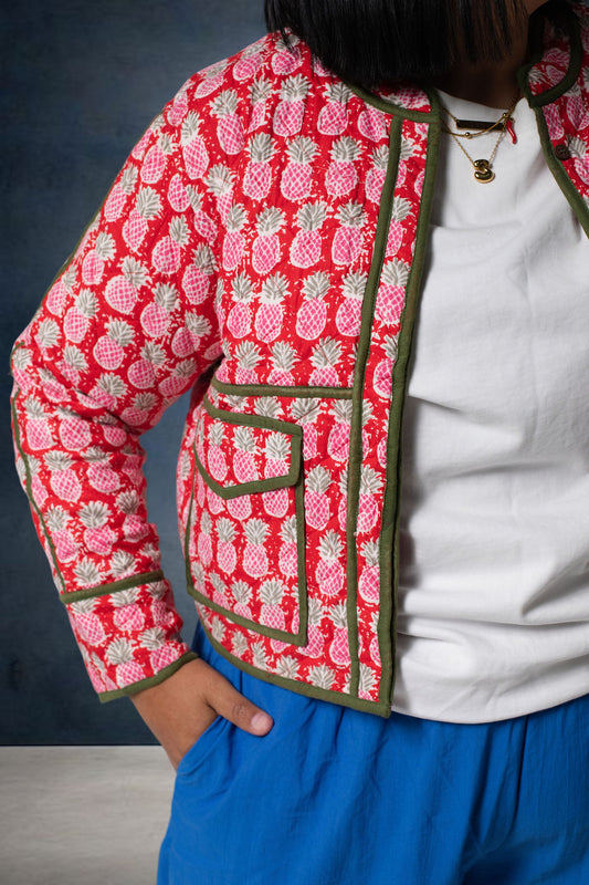 Pineapple Quilted Jacket