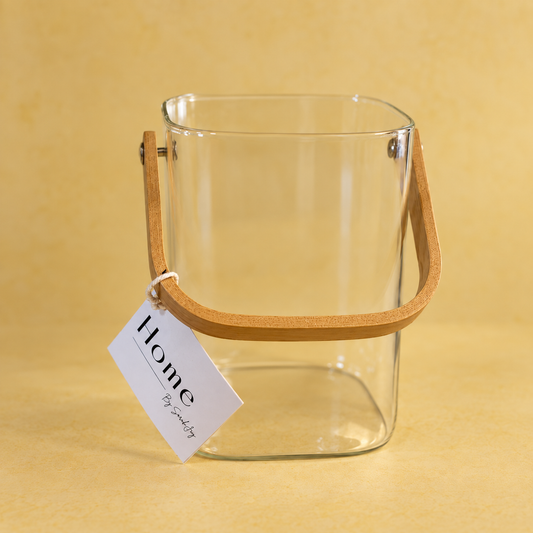 Glass Decorative Bucket
