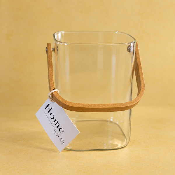 Glass Decorative Bucket